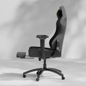 Boost Apex Ergonomic Chair – Premium PU Leather, 4D Adjustable Armrests, Built-in Footrest, 90°–180° Recline