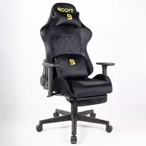 Boost Ascend Ergonomic Chair – Adjustable Lumbar Support, Retractable Footrest, Breathable Mesh Back, Reclining Backrest