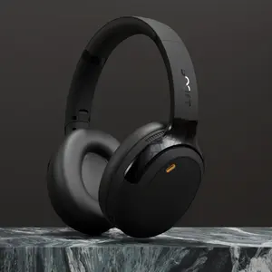 Boost Beat Wireless ANC Headset – Beige, 21dB Active Noise Cancellation, Bluetooth 6.0, 40mm Drivers, Type-C Charging
