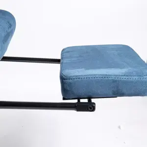 Boost Dominion Ergonomic Chair – Suede Fabric, 4D Adjustable Armrests, Built-in Footrest, 90°–180° Recline