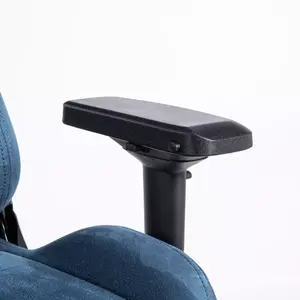 Boost Dominion Ergonomic Chair – Suede Fabric, 4D Adjustable Armrests, Built-in Footrest, 90°–180° Recline