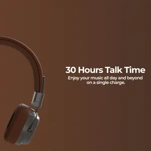 Boost Harmony Retro Wireless Headset – Bluetooth 6.0, 40mm Drivers, 40 Hours Playtime, Multi-Device Pairing