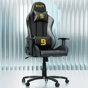 Boost Impulse Gaming Chair – Ergonomic High-Back Design, Adjustable Armrests, Reclining Backrest, Premium Comfort