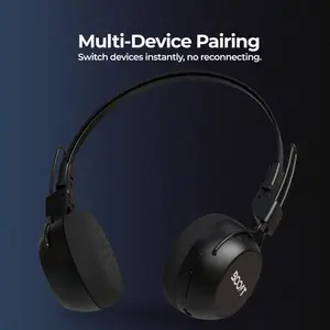Boost Melody Wireless Retro ANC Headset – Bluetooth 5.4, Active Noise Cancellation, 40-Hour Playtime