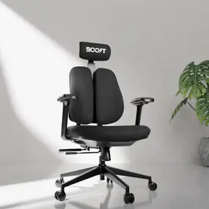 Boost Prism Ergonomic Chair – Modern Office & Computer Chair with Supportive Backrest and Comfortable Seating