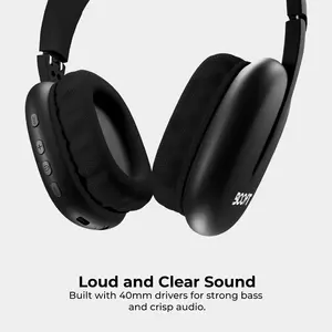 Boost Pulse Wireless ANC Headset – Active Noise Cancellation, Bluetooth 5.3, 40mm Drivers, USB-C Charging