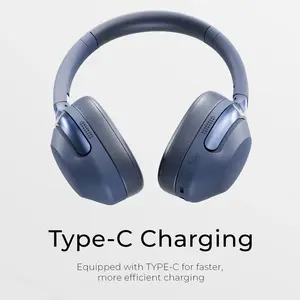 Boost Reverb Wireless ANC Headset – Beige, Dark Blue & Matte Black, Spatial Audio, 20dB ANC, Bluetooth 6.0
