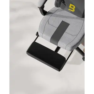 Boost Surge Pro Ergonomic Chair – Adjustable Lumbar Support, Retractable Footrest, 4D Armrests, High-Back Mesh Design
