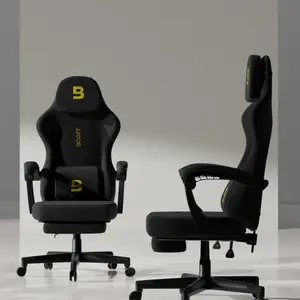 Boost Surge Pro Ergonomic Chair – Adjustable Lumbar Support, Retractable Footrest, 4D Armrests, High-Back Mesh Design