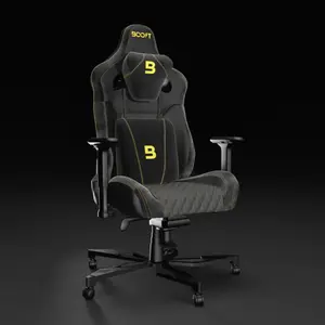 Boost Throne Ergonomic Gaming Chair – 4D Adjustable Armrests, Frog Mechanism, Premium Leather, 90°–170° Recline