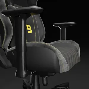 Boost Throne Ergonomic Gaming Chair – 4D Adjustable Armrests, Frog Mechanism, Premium Leather, 90°–170° Recline