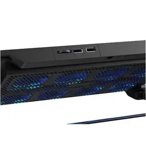 Rapoo CF300 Laptop Cooling Pad – 8 Cooling Fans, 2600 RPM, 7-Level Adjustable Stand, Up to 17" Laptops