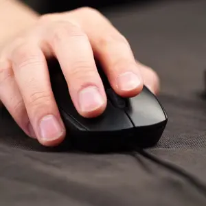 Rapoo N100 Wired Optical Mouse – 1600 DPI, Ambidextrous Design, USB Plug & Play