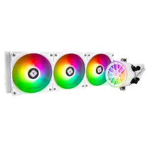 Thermalright Aqua Elite 360 ARGB V6 AIO Liquid CPU Cooler – 360mm Radiator, Triple 120mm PWM ARGB Fans – Black / White