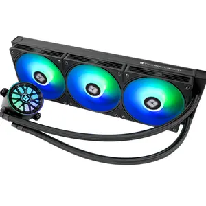 Thermalright Aqua Elite 360 ARGB V6 AIO Liquid CPU Cooler – 360mm Radiator, Triple 120mm PWM ARGB Fans – Black / White