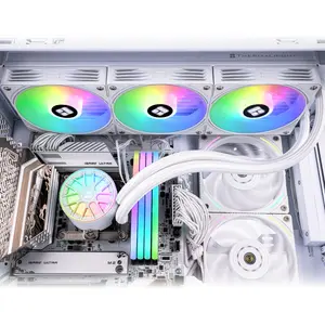 Thermalright Aqua Elite 360 ARGB V6 AIO Liquid CPU Cooler – 360mm Radiator, Triple 120mm PWM ARGB Fans – Black / White