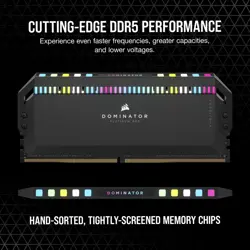 Corsair Dominator Platinum RGB 64GB (2x32GB) DDR5 6000MT/s CL30 Desktop RAM Kit | Elite Performance, CAPELLIX RGB, AMD EXPO & Intel XMP 3.0