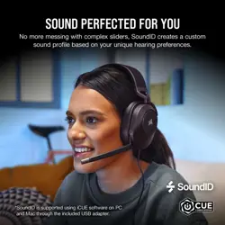 CORSAIR HS55 SURROUND Lightweight Multiplatform Wired Gaming Headset – Dolby 7.1 Surround Sound – iCUE Compatible – PC, Mac, PS5, PS4, Xbox, Nintendo Switch, Mobile – Carbon