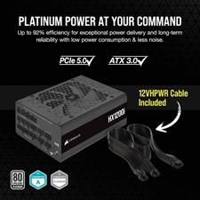 Corsair HX1200i Fully Modular Ultra-Low Noise Platinum ATX 1200 Watt PC Power Supply