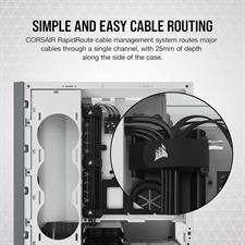 Corsair iCUE 5000X RGB Tempered Glass Mid-Tower ATX PC Smart Case — White