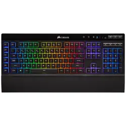 CORSAIR K57 RGB Wireless Gaming Keyboard - SLIPSTREAM Wireless, Bluetooth, Per-Key RGB, 6 Macro Keys