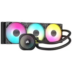 Corsair NAUTILUS 360 RS ARGB Liquid CPU Cooler - White | 360mm AIO, Low-Noise, Direct Motherboard Control