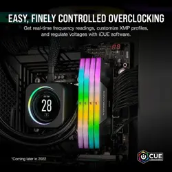 Corsair Vengeance RGB 32GB (2x16GB) DDR5 5600MT/s CL36 Desktop RAM Kit | AMD EXPO & Intel XMP 3.0, Black