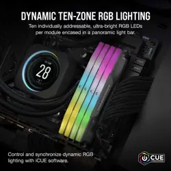 Corsair Vengeance RGB 32GB (2x16GB) DDR5 6000MT/s CL36 Desktop RAM Kit | Dynamic RGB, AMD EXPO & Intel XMP 3.0 Compatible