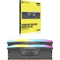 Corsair Vengeance RGB 32GB (2x16GB) DDR5 6000MT/s CL36 Desktop RAM Kit | Dynamic RGB, AMD EXPO & Intel XMP 3.0 Compatible
