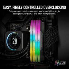 CORSAIR Vengeance RGB DDR5 RAM 96GB (2x48GB) 6800MHz CL34-42-42-110 1.4V Intel XMP 3.0 Desktop Computer Memory – Black