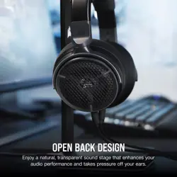 Corsair Virtuoso PRO Open Back Multiplatform Wired Gaming Headset – Detachable Uni-Directional Microphone – Graphene Drivers – 20Hz-40 kHz – PC, Mac, PS5, PS4, Xbox, Nintendo Switch, Mobile – Carbon