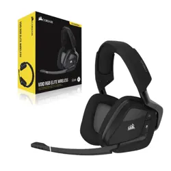 CORSAIR VOID RGB ELITE Wireless Premium Gaming Headset - 7.1 Surround Sound, RGB, Carbon