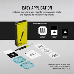 Corsair XTM70 Extreme Performance Thermal Paste - 3g Kit | CPU & GPU Cooling Solution