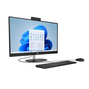 HP All-in-One Desktop AI 27-cr2040nh – Intel Core Ultra 5 225U, 8GB DDR5, 512GB SSD, 27" FHD IPS Touchscreen, Intel UHD Graphics, FreeDOS, Jet Black