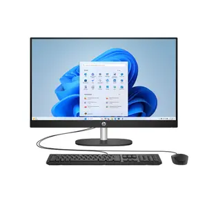 HP All-in-One Desktop AI 27-cr2038NH – Intel Core Ultra 7 255U, 8GB DDR5 RAM, 512GB SSD, 27" FHD Touchscreen, FreeDOS, Wired Keyboard & Mouse, Black