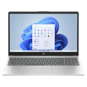 HP Laptop 15-FD0336TU - 13th Generation Intel Core i5-1334U, 8GB DDR4 RAM, 512GB NVMe SSD, 15.6 Inches Full HD Display, Backlit KB, Free DOS (Natural Silver)
