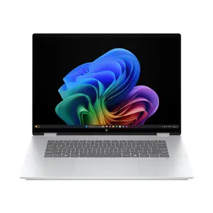 HP OmniBook 7 Flip 16t-au000 2-in-1 Laptop – Intel Core Ultra 7 256V, 16GB LPDDR5X, 512GB SSD, 16" 2K Touch, Backlit Keyboard, Pen, Glacier Silver