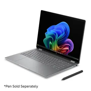 HP OmniBook X 16-bg0033dx Next Gen AI Laptop – Intel Core Ultra 9 386H, 32GB DDR5, 1TB SSD, RTX 5050 8GB, 16" 2K OLED Touch 120Hz, Windows 11, Meteor Silver