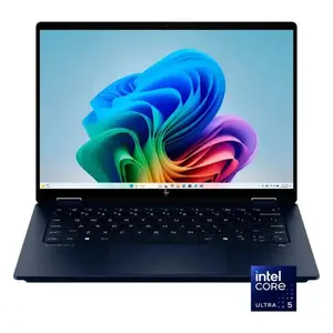 HP OmniBook X Flip 14-FM0013DX – Intel Core Ultra 5 226V, 16GB LPDDR5x, 512GB SSD, 14" 2K IPS x360 Touchscreen, Intel Arc Graphics, Windows 11, Atmospheric Blue