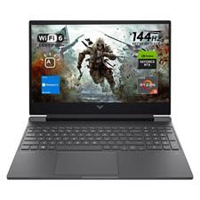 HP Victus 15 FB1049AX Gaming Laptop, 15.6" FHD 144Hz Display, AMD Ryzen 5 7535HS, 16GB DDR5 RAM, 512GB PCIe M.2 SSD, NVIDIA GeForce RTX 2050, HDMI, Webcam, Backlit Keyboard, Wi-Fi 6, Windows 11 Home, Silver