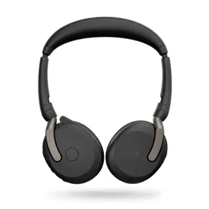 Jabra Evolve2 65 Flex – Stereo Wireless Headphones with Bluetooth & USB Adapter | ANC-Ready | Portable Office & Remote Work Headset