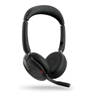 Jabra Evolve2 65 Flex – Stereo Wireless Headphones with Bluetooth & USB Adapter | ANC-Ready | Portable Office & Remote Work Headset