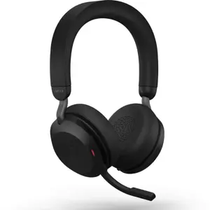 Jabra Evolve2 75 – Wireless Bluetooth Headset | Active Noise Cancellation | USB-C / USB-A Adapter | Black (Professional)