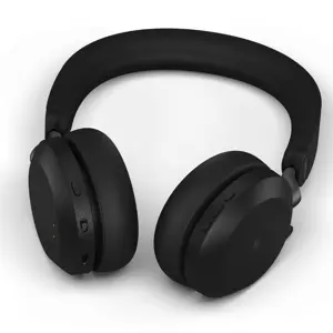 Jabra Evolve2 75 – Wireless Bluetooth Headset | Active Noise Cancellation | USB-C / USB-A Adapter | Black (Professional)