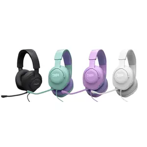 JBL Quantum 100M2 Gaming Headset – JBL QuantumSOUND, Detachable Mic, Wired 3.5 mm (Black)