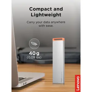 Lenovo PS8S Portable SSD 2TB – USB 3.2 Gen 2 USB-C External Solid State Drive