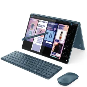 Lenovo Yoga 9 13IMU9 – 13.3″ 2.8K OLED Duo Touch · Intel Core Ultra 7 155U · 16 GB RAM · 1 TB SSD · Windows 11 Home · Tidal Teal