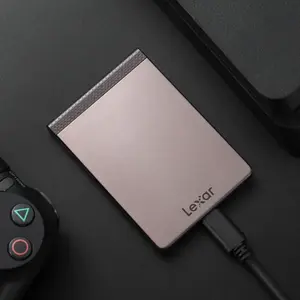 Lexar® SL200 Portable SSD – USB 3.1 Type-C, Up to 550MB/s Read, 256-Bit AES Encryption