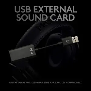Logitech G Pro X Wired Gaming Headset – Blue VO!CE Mic Technology | 50mm PRO-G Drivers | DTS Headphone:X 2.0 | Memory Foam Comfort