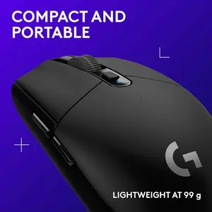 Logitech G305 LIGHTSPEED Wireless Gaming Mouse – HERO Sensor | Ultra-Fast 1 ms Response | 6 Programmable Buttons | Lightweight Design